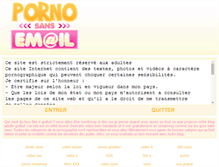 Tablet Screenshot of porno-sans-email.com